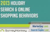 2013 Holiday Search Shopping Behaviors Survey