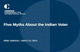 Lee Kuan Yew School Talk: Five Myths About the Indian Voter