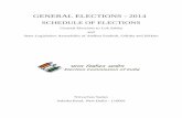 Schedule of Indian General Election 2014 and of State Assemblies