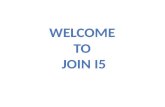 Join i5 welcome presentation