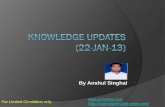 Knowledge update 24 jan-14