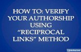 Verify Authorship Using Google Plus Account ("Contributor to" Section)