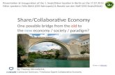 Collaborative Economy: A possible bridge from the old to the new economy?