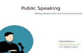 How to overcome the fear of public speaking?