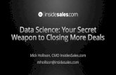 Data Science: Your Secret Weapon to Closing More Deals