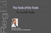 RegEd Tools of the Trade Webinar Series - The Tools of Social Media Management