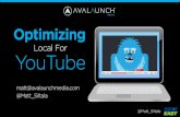 Optimizing YouTube for Local - SMX East 2013
