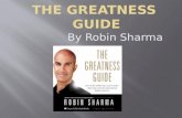 The Greatness Guide by Robin Sharma