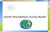 Earth foundation corey ryder