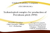 Technological complex for production of petroleum pitch - LLL "TEXNOLOG"