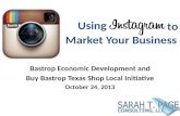 Using Instagram to Market Your Business