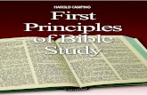 First Principles of Bible Study
