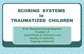 Scoring systems in traumatized children
