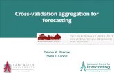 Cross-validation aggregation for forecasting