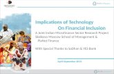 Technology  financial inclusion