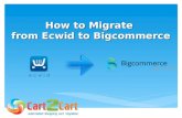 How To Migrate From Ecwid to BigCommerce Wih Cart2Cart