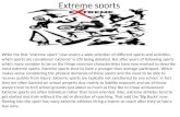 Extreme sports ( group work )