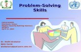Problem solving skills by Dr. Waleed Abubakr