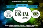 HPX Digital 2013 | Technology Conference | Halifax Pop Explosion