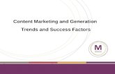 Content Marketing & Generation | Trends & Success Factors