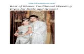 Best of khmer traditional weeding dress for bride and groom