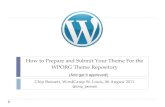 WordCamp STL: How To Prepare and Submit Your Theme to the WPORG Theme REpository (and get it approved)