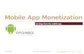 Android Bootcamp Tanzania:Costech mobile bootcamp monetazation