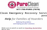Help for families of hoarders