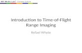 Time of Flight Cameras - Refael Whyte