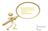 Google Search Using Advance Search Operators [1]