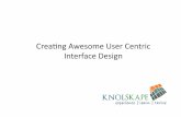 User centric interface_article