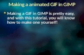 Making a animated GIF in GIMP.