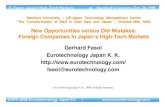 Foreign companies in Japan's high-tech markets (Stanford University lecture)