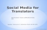 Social media for translators