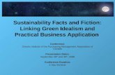 Sustainability Facts And Fiction (Oipmac Day 1)