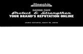 Protect & Strengthen Your Brand's Online Reputation