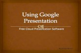 Using google presentation