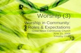GNCC Equipping Class: Worship (3 of 5)