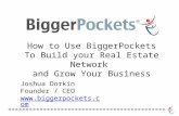 How to Use the BiggerPockets Social Network To Build your Real Estate Investing Business