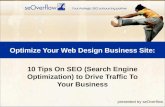 10 Tips On How To Optimize Your Web Design Business Site