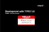 Development with TYPO3 5.0