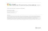 Communicator 2007 Enhanced Presence Model White Paper