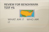 Review for benchmark #1-