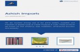 Ashish imports