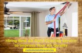 Hiring Best Air Duct Cleaning Service to Improve Your Air Quality