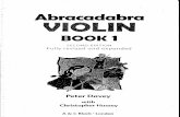 Violino   método - infantil - abracadabra (peter davey)