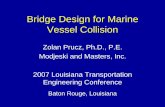 Bridge Design for Marine Vessel Collision