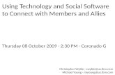 Using Technology and Social Software to Connect with Members and Allies