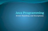 Java programming-Event Handling