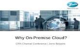 SmartSyle Office - Why On-Premise Cloud?